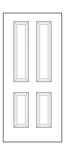 004 Door blank